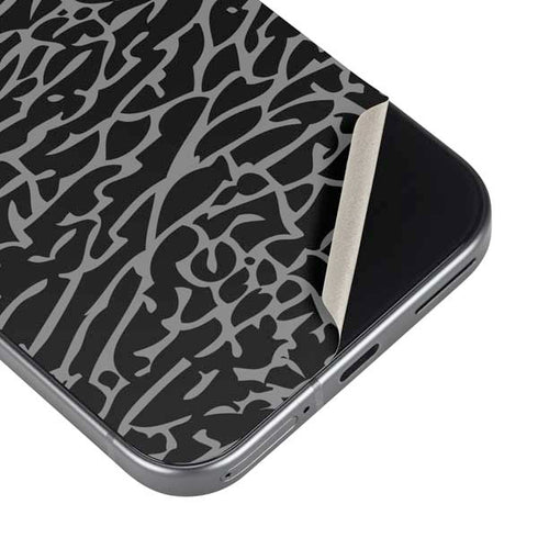 Elephant Print Black Pixel 9 Pro XL Skin
